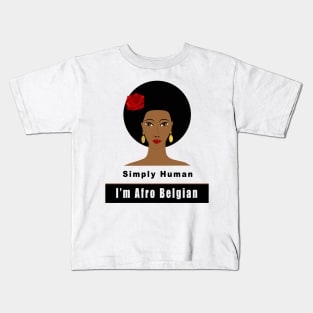 I’m Afro Belgian Kids T-Shirt